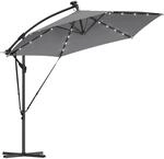 WOLTU Sonnenschirm mit Solar-LED-Beleuchtung 360&deg; Drehbar