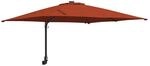 vidaXL Gartenparasol Terrakotta 248,5 x 247,5 x 160 cm Stoff 42003256