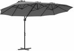 vidaXL Sonnenschirm Anthrazit 372 x 198 x 243 cm 42003377