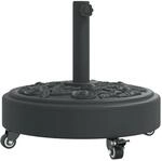 vidaXL Sonnenschirmst&auml;nder mit Rollen f&uuml;r &Oslash;38/48 mm Mast 27 kg Rund 4007973