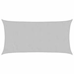 vidaXL Sonnensegel Hellgrau 6x3 m 100% Polyester Oxford 4000548