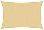 vidaXL Sonnensegel Sandfarbe 7x6 m 100% Polyester Oxford 4000582