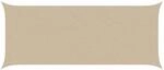 vidaXL Sonnensegel Beige 6 x 2,5 m 100 % Polyester Oxford 42031007