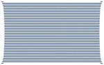 vidaXL Sonnensegel Blau und Wei&szlig; 8 x 5 m 100 % Polyester Oxford 42031108