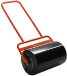 Outsunny Rasenwalze mit 38L Wasser Stahl Metall Rot 58L x 32,5B x 113H cm