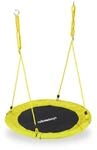 Relaxdays Nestschaukel Stahl Gelb H&ouml;henverstellbar 90 cm 2,5 kg
