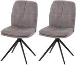 MCW Esszimmerstuhl M68 2er-Set Grau
