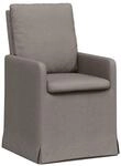 vidaXL Esszimmerst&uuml;hle 2 Stk Taupe 57 x 67 x 98 cm Stoff 42017922