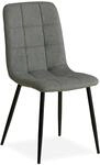 Homestyle4u Esszimmerstuhl in Grau 2217