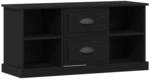 vidaXL TV-Schrank Schwarz Eichen-Optik 99,5 x 35,5 x 48 cm 881380