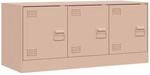 vidaXL TV-Schrank Rosa 99x39x44 cm Stahl Modell 3