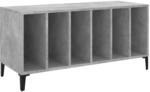vidaXL Plattenschrank Betongrau 100x38x48 cm Holzwerkstoff 831985