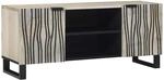 vidaXL TV-Schrank Wei&szlig; 105 x 33 x 46 cm Massives Mangoholz 4017972