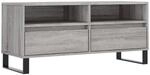 vidaXL TV-Schrank Grau Sonoma 100x34,5x44,5 cm Holzwerkstoff 831250