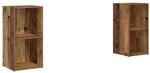 vidaXL TV-Schrank-Set 2-Tlg Altholz 72 x 35 x 36,5 cm Holzwerkstoff 3393558