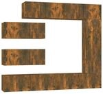 vidaXL 7-Tlg TV-Schrank-Set R&auml;uchereiche Holzwerkstoff 3114563