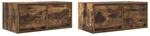vidaXL TV-Schr&auml;nke 2 Stk R&auml;uchereiche 60x31x25,5 cm Holzwerkstoff 861499