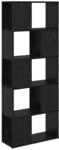 vidaXL TV-Schrank-Set Schwarz 60 x 24 x 156 cm Holzwerkstoff 875199