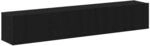 vidaXL TV-Schrank-Set 2-Tlg Schwarz Eichen-Optik 100 x 30 x 30 cm 3333055