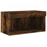 vidaXL TV-Schrank mit LED-Leuchten R&auml;uchereiche 60x30x30 cm 837135