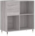 vidaXL Plattenschrank Grau Sonoma 84,5x38x89 cm Holzwerkstoff 831770