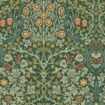 William Morris at Home Vliestapete Blackthorn 10 m x 52 cm Gr&uuml;n FSC&reg;