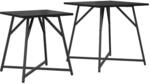 vidaXL Beistelltisch-Set 2-Tlg Schwarze Eiche 50 x 50 x 50 cm 869726