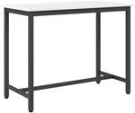 vidaXL Tisch Wei&szlig; 100 x 50 x 77 cm Ingenieure Holz und Stahl 873785