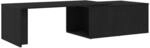 vidaXL Couchtisch Schwarze Eiche 150 x 50 x 35 cm Holzwerkstoff 862478
