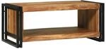 vidaXL Couchtisch Braun 90 x 50 x 38 cm Akazie Massivholz 4104716