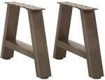 vidaXL Couchtischbeine A-Form 2 Stk 30x30-31 cm Stahl 4012811