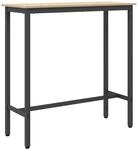 vidaXL Tisch Sonoma-Eiche 100 x 40 x 100,5 cm 873739