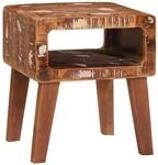 vidaXL Beistelltische Mehrfarbig 40 x 32 x 46 cm Massives Altholz 4104552