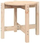 vidaXL Couchtisch &Oslash; 52,5x45 cm Massivholz Kiefer 822307