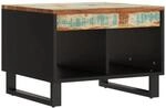 vidaXL Couchtisch 55x50x40 cm Altholz Massiv 352879