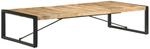 vidaXL Couchtisch 180x90x40 cm Raues Mangoholz 321588