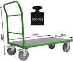 TRUTZHOLM Plattformwagen Profi XL Tragkraft 500 kg 119x59 cm