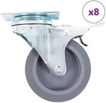 vidaXL 8 Stk Lenkrollen 75 mm 277836