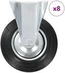 vidaXL 8 Stk Bockrollen 200 mm 277996