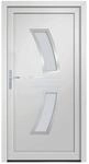 vidaXL Haust&uuml;r Wei&szlig; 108x200 cm PVC 3187924