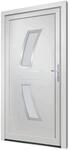 vidaXL Haust&uuml;r Wei&szlig; 108x200 cm PVC 3187929