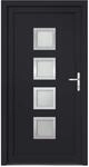 vidaXL Haust&uuml;r Anthrazit 98x190 cm PVC 3187856
