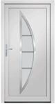 vidaXL Haust&uuml;r Wei&szlig; 108x200 cm PVC 3187865