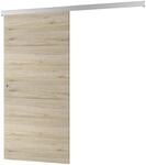 inova Holzschiebet&uuml;r Eiche San Remo 880 x 2035 mm Komplettset mit Griffmuschel inkl.