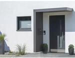 Gutta Rechteckvordach BS PLUS 200 x 90 cm Seite Links und Briefkasten Anthrazit