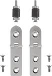 Duravit Scharnierpaar Urinaldeckel Fizz Chrom