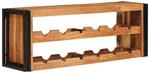 vidaXL Weinregal Braun 120 x 45 x 33 cm Massivholz Akazie 4104764