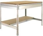 PROREGAL Werkbank Buffalo mit Schubfach HxBxT 84 x 150 x 76 cm Traglast 600 kg