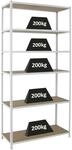 PROREGAL Schwerlastregal Giant Muli HxBxT 250 x 120 x 40 cm 6 Fachb&ouml;den Fachlast 200