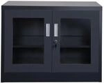 Jet-Line Stahlschrank Ufa in Anthrazit 68 x 40 x 90 cm mit Abschlie&szlig;baren...